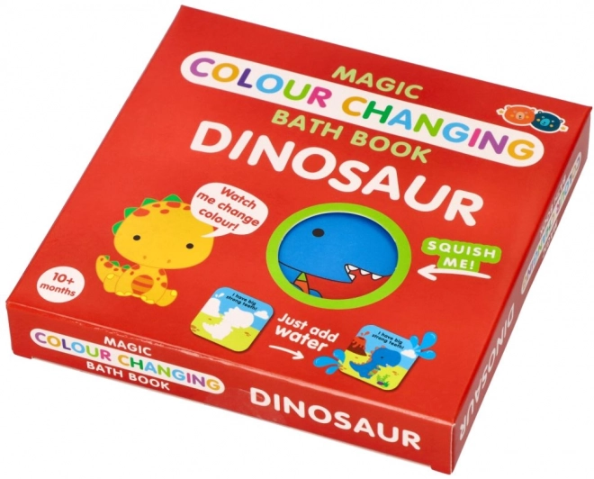 Buch mit Spielzeug - Dinosaurier Farbwechsel Set