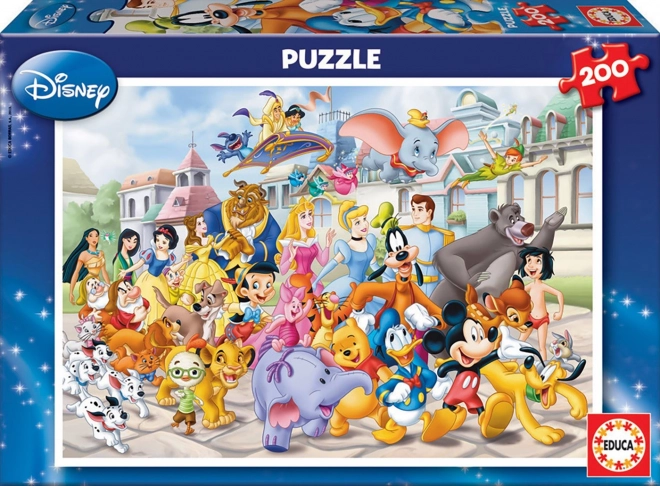 Disney Puzzle Umzug Figuren 200 Teile