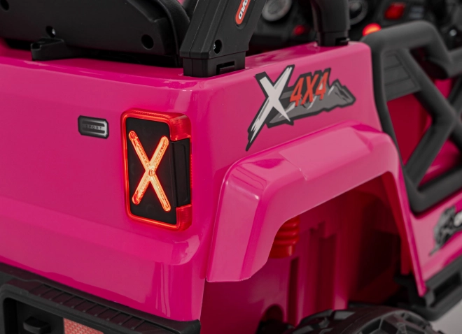 Offroad rosa elektrisches Kinderauto