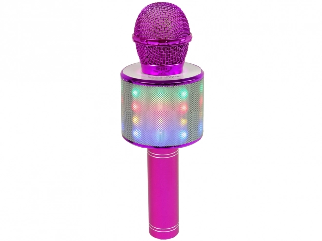 Kabelloses USB-Karaoke-Mikrofon mit Lautsprecher Pink