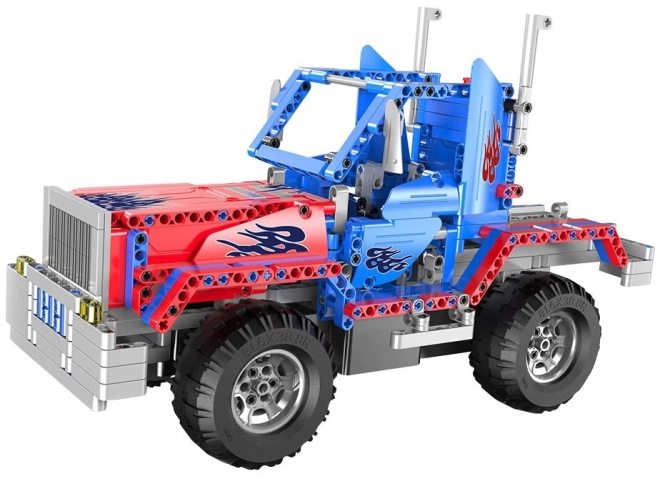 Ferngesteuertes 2-in-1-Geländewagen-Bauset für Kinder ab 6 Jahren