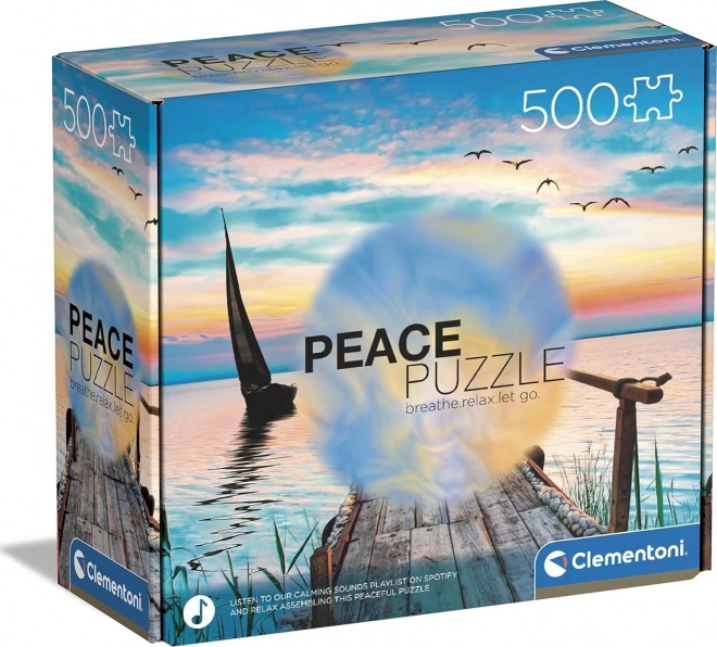 Clementoni Peace Puzzle: Ruhiger Wind 500 Teile