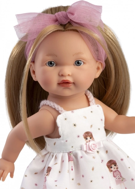 Realistische Puppe Llorens Valeria mit Ganzkörper-Vinyl - 28 cm