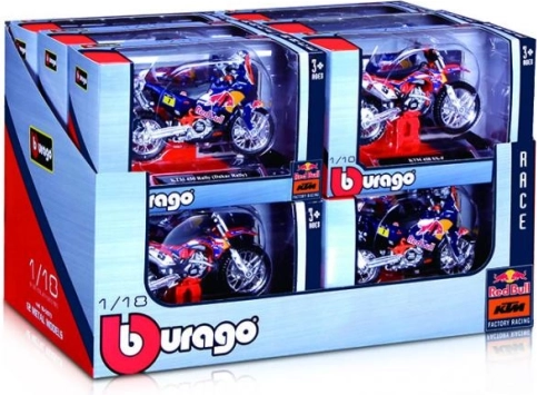 Bburago Motorrad Red Bull 1:18 Metallmodell