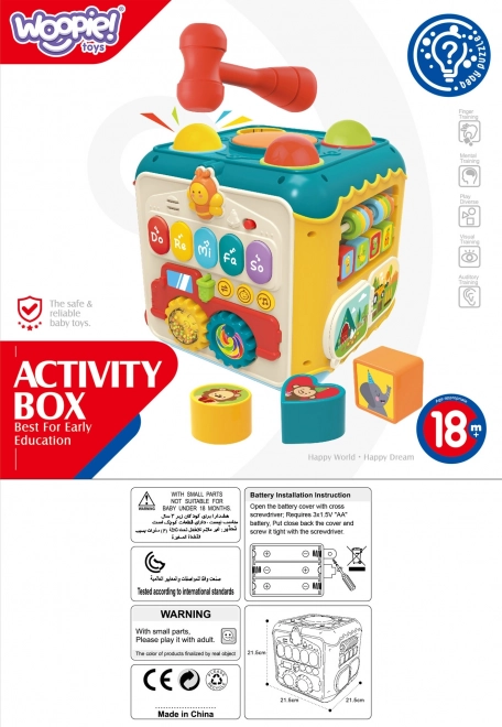 Woopie Baby Montessori Aktivitätswürfel 6-in-1