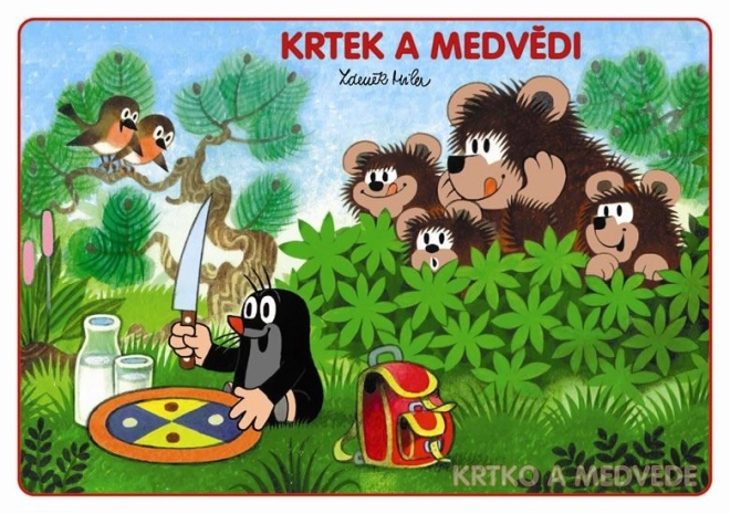 Malbuch Maulwurf und Bären
