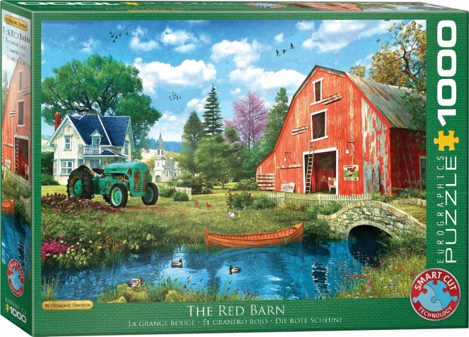 Puzzle Rote Scheune 1000 Stücke