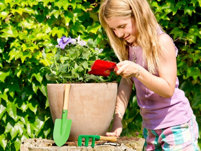 Gartenwerkzeug Set für Kinder 3-in-1