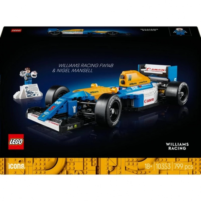 Lego Icons Williams Racing FW14B mit Nigel Mansell