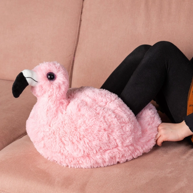 Cozy Noxxiez Plüsch Flamingo Wärmeschuh