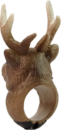 Realistischer Hirschkopf mit Geweih