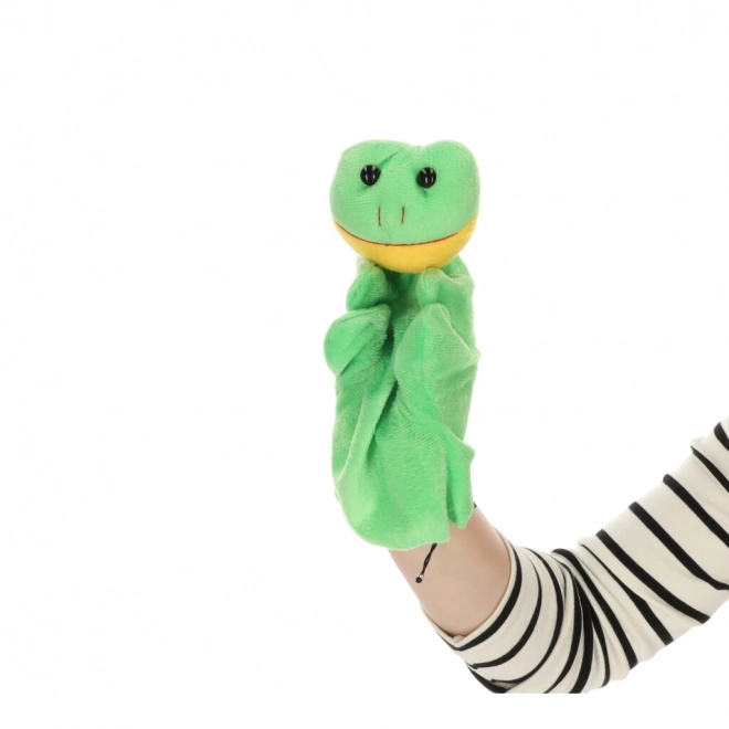 Plüsch-Handpuppe Frosch – Frosch