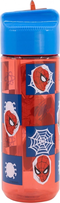 Trinkflasche Tritan mit Spiderman-Motiv, 540 ml