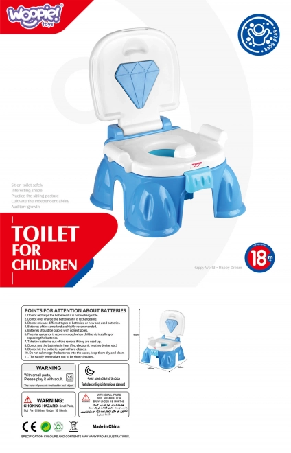 Woopie Kinder Töpfchen mit Musik 3-in-1