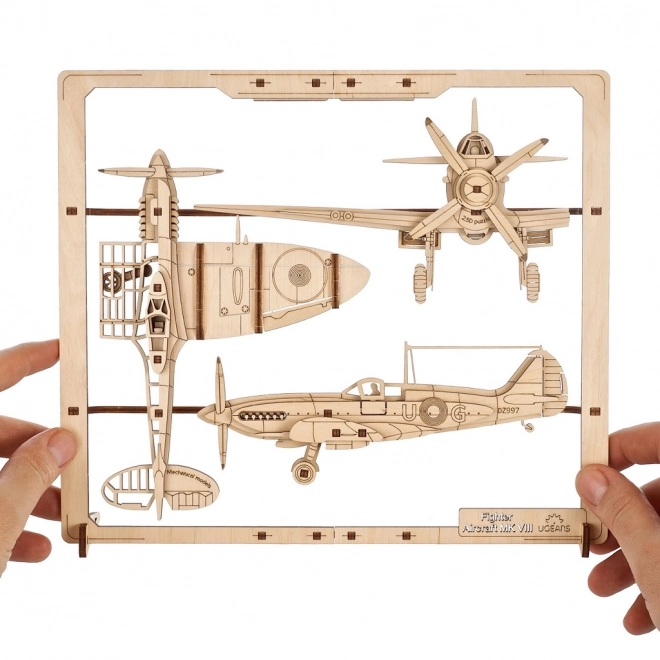 Ugears 3D-Puzzle Kampfflugzeug