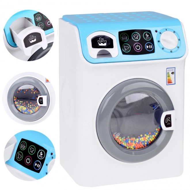 Automatische Waschmaschine mit Touchpanel und Schleudergeräusch