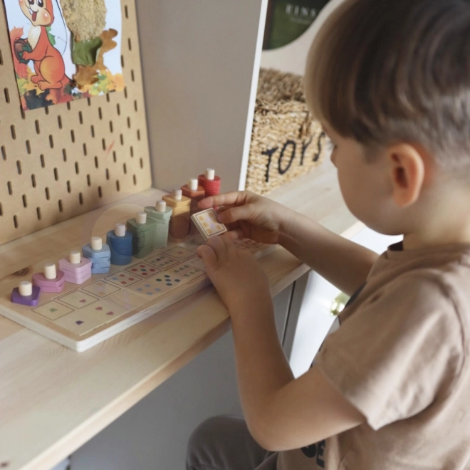 Holz-Zählrahmen und Sortierspielzeug Montessori von PolarB