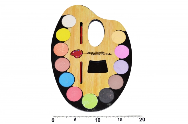 Wasserfarben Palette - 12 Farben