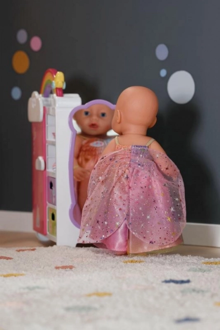 Kleid für BABY born Puppe Regenbogenfee