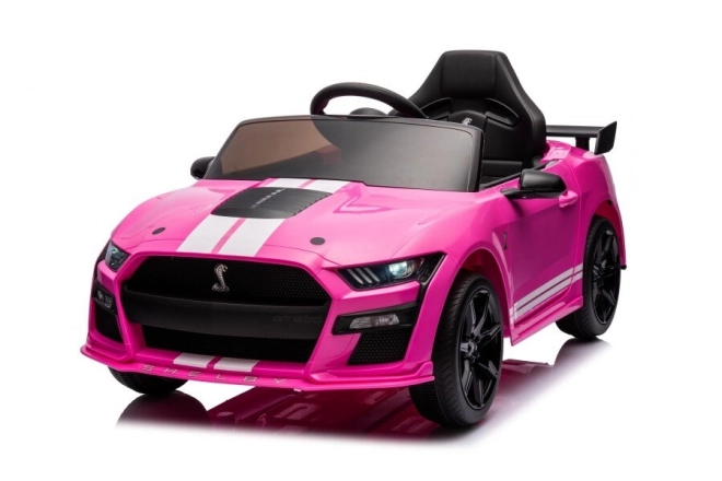 Elektrisches Kinderauto FORD Mustang GT500 Shelby Pink