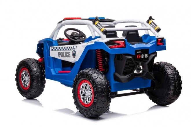 Kinder Polizeifahrzeug mit Akku 4x4 Buggy XB-2118