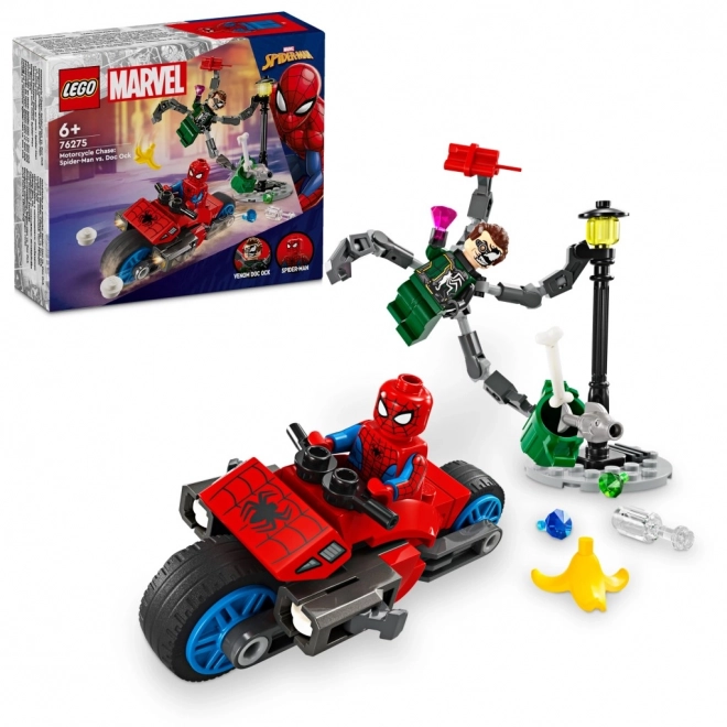 LEGO Spider-Man Motorrad Verfolgung: Spider-Man vs. Doc Ock