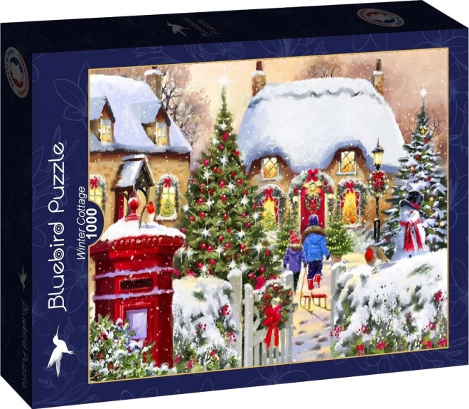 Puzzle Winterhäuschen 1000 Teile