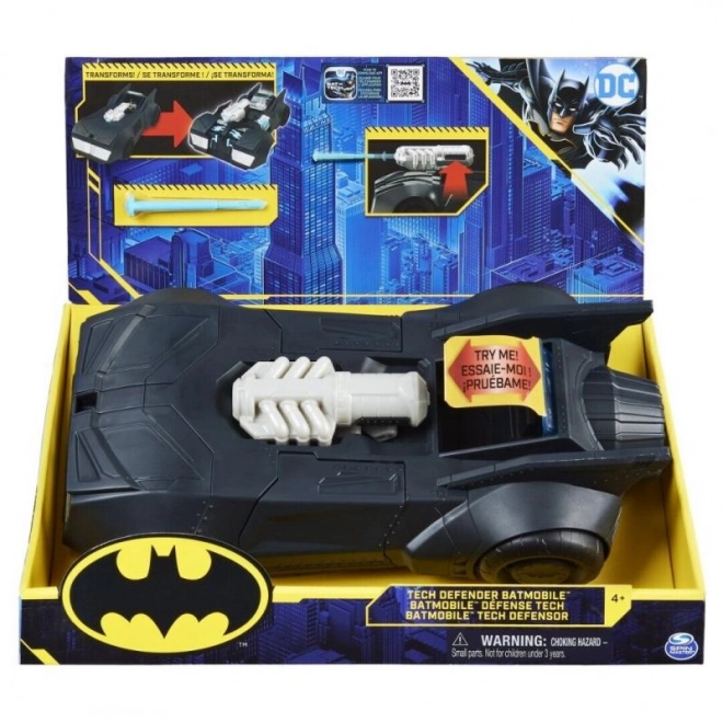 Transformierbarer Batman Batmobil für Figuren 10 cm