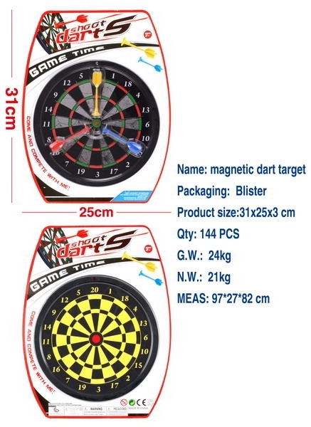 Magnetische Wendetafel 20 cm mit 3 Pfeilen