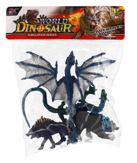 Fantastische Tierfiguren Drache & Werwolf Set