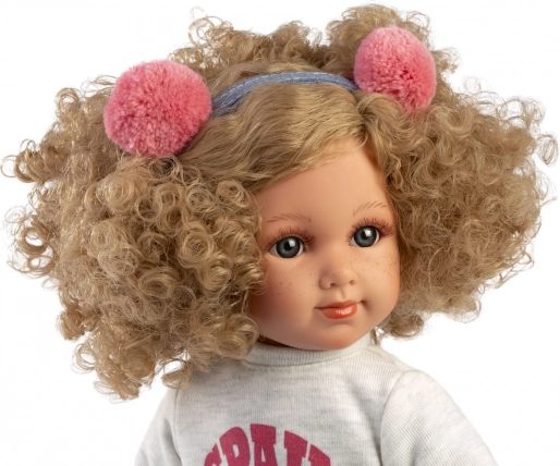 Realistische Puppe Llorens Elena mit weichem Textilkörper - 35 cm