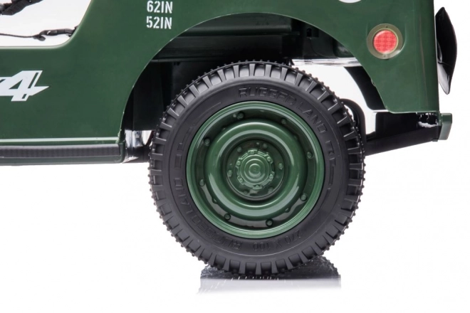 Elektroauto für Kinder 4x4 Armeegrün