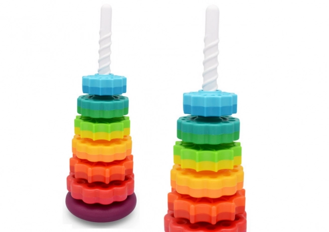 Drehbare Regenbogenturm Pyramide