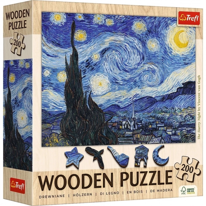 Holz-Puzzle 200 Teile Sternennacht
