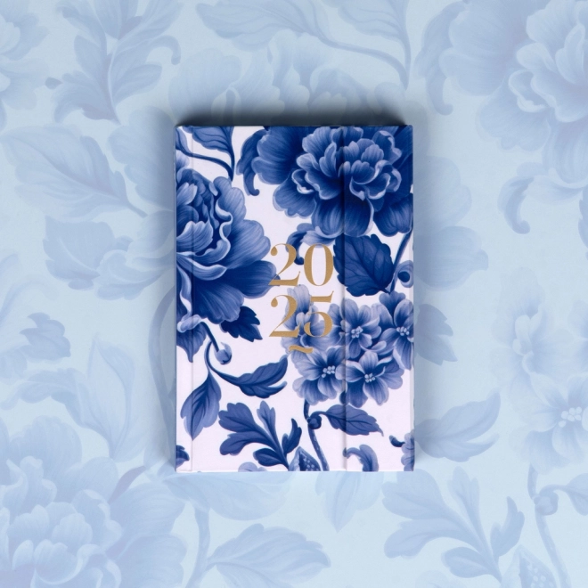 Notique Wöchentlicher Magnetischer Planer Blaue Blume 2025, 11 x 16 cm