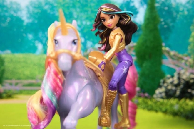 Unicorn Academy Leuchtender Einhorn und Figur 11 cm Sophia & Wildstar