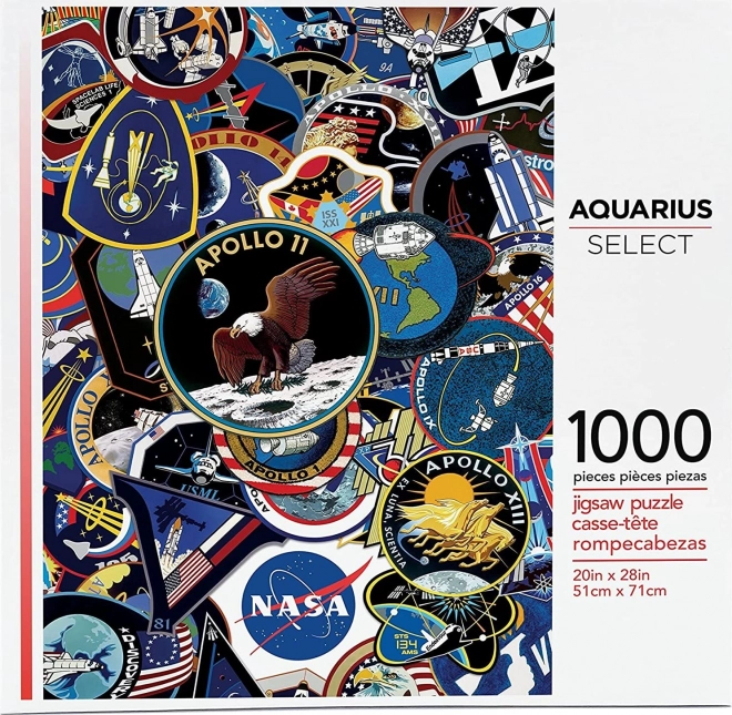 Aquarius Puzzle Nasa Mission Abzeichen 1000 Teile