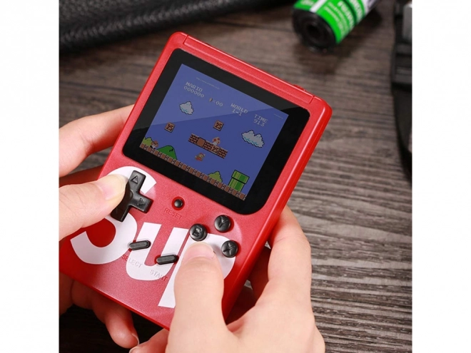 Mini Retro Handheld-Konsole mit 400 Spielen