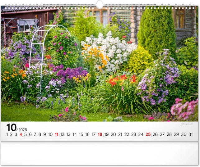 Wandkalender Gärten 2026