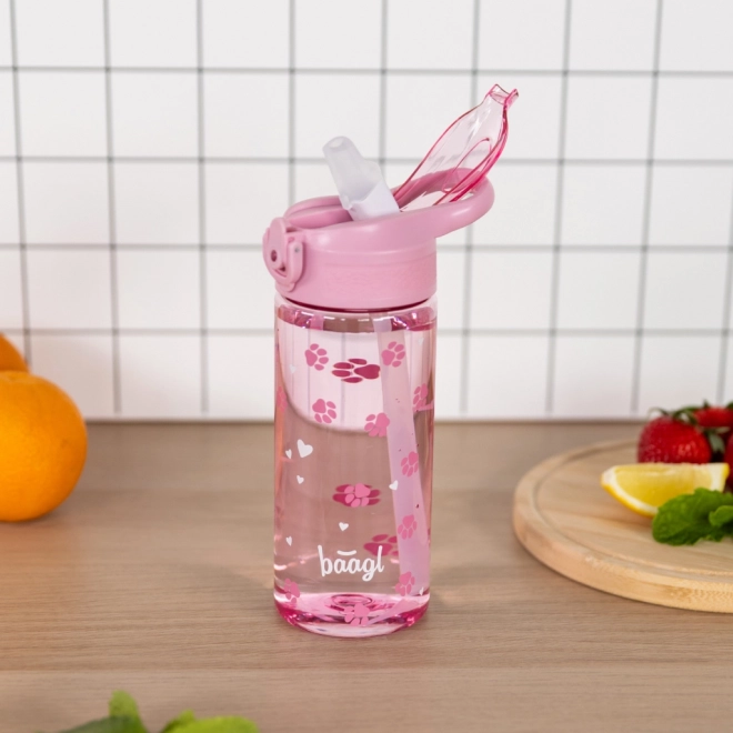 Langlebige Trinkflasche Baagl Pfoten 500 ml