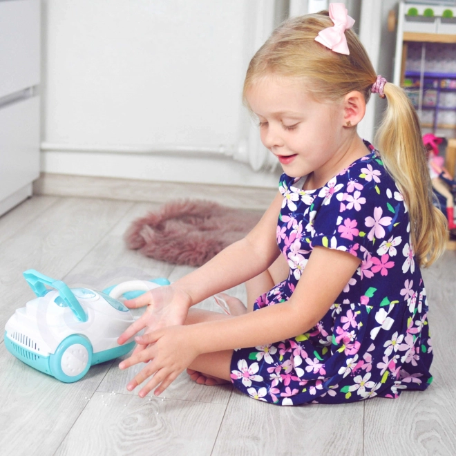 Kinder Staubsauger mit Saugfunktion, Licht und Ton - Blau