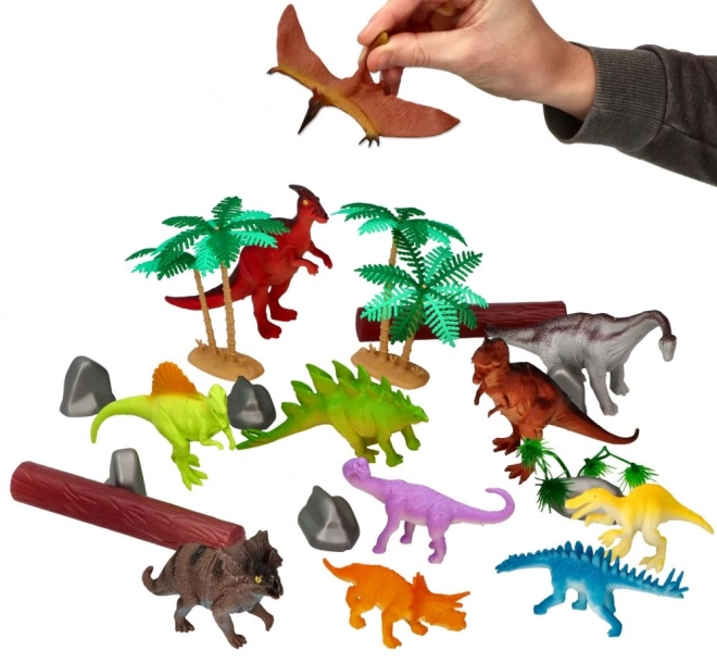 Dinosaurier Figuren-Set mit Zubehör