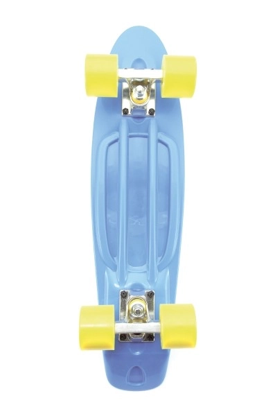 Pennyboard Skateboard 60cm Blau Gelb