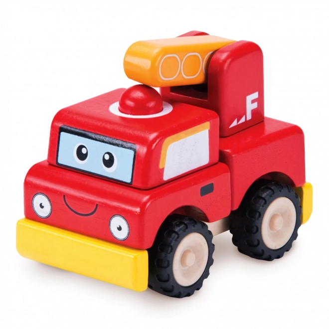 Wonderworld Mini Feuerwehrwagen aus Holz