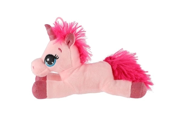 Liegender Plüsch-Einhorn 18 cm