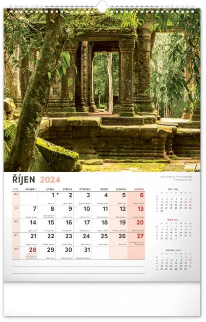 Wandkalender Landschaft 2024