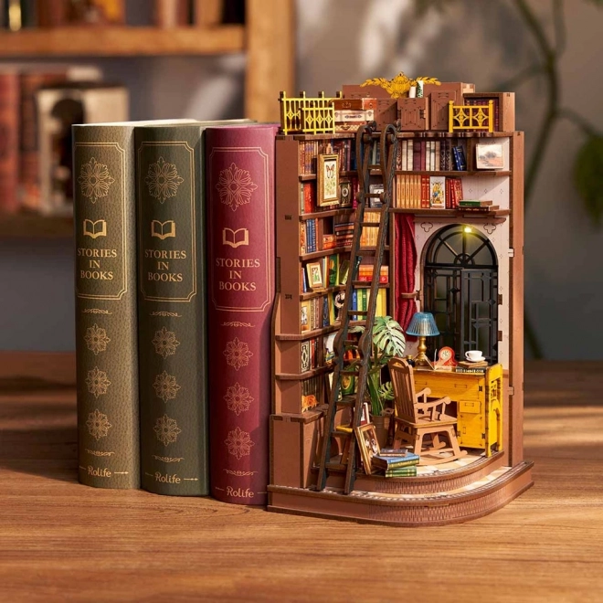 RoboTime 3D Puzzle Buchstütze Ruhige Leseecke