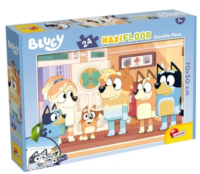 Bluey doppelseitiges Maxi-Puzzle mit 24 Teilen