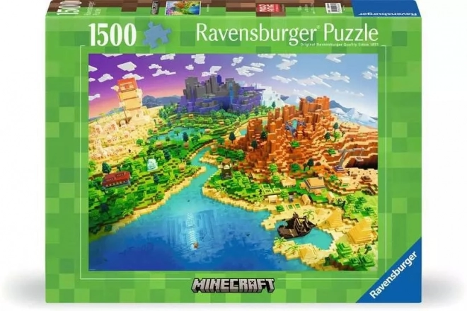 Minecraft Welt Puzzle 1500 Teile