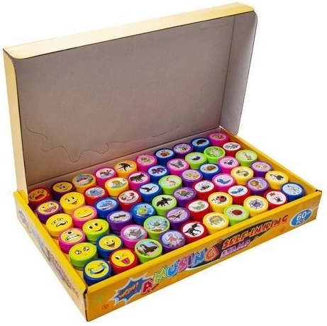 Farbige selbstfärbende Stempel